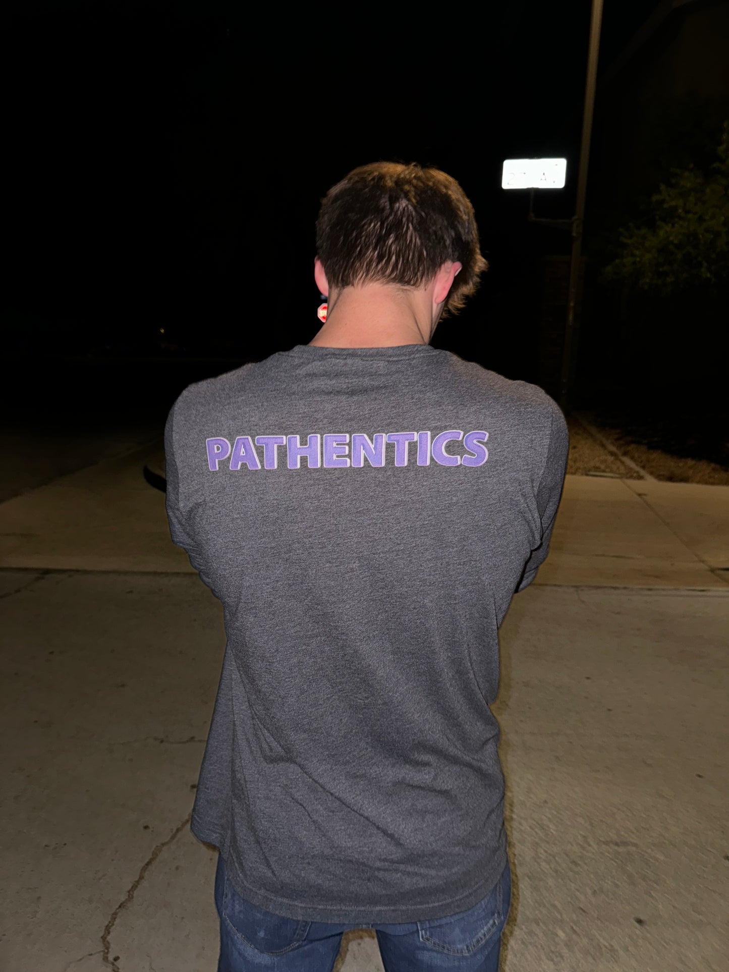 Pathentics Long Sleeve Shirt w/ Front Logo, Back Banner, Embroidered Wrist